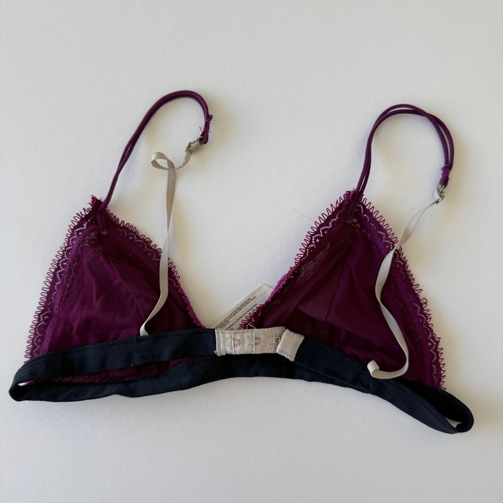 Anthropologie Purple Bralette Medium - Picture 3 of 3
